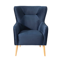 Quinn Velvet Armchair Midnight