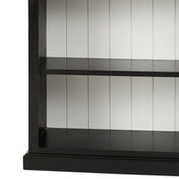 Armand Tall Bookcase 210 x 95cm Black