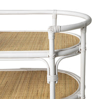 Juniper Rattan 3 Tier Curved Shelving Unit