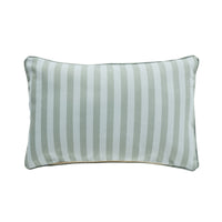 Aruba Solid and Striped Outdoor Cushion Blue 35x55cm