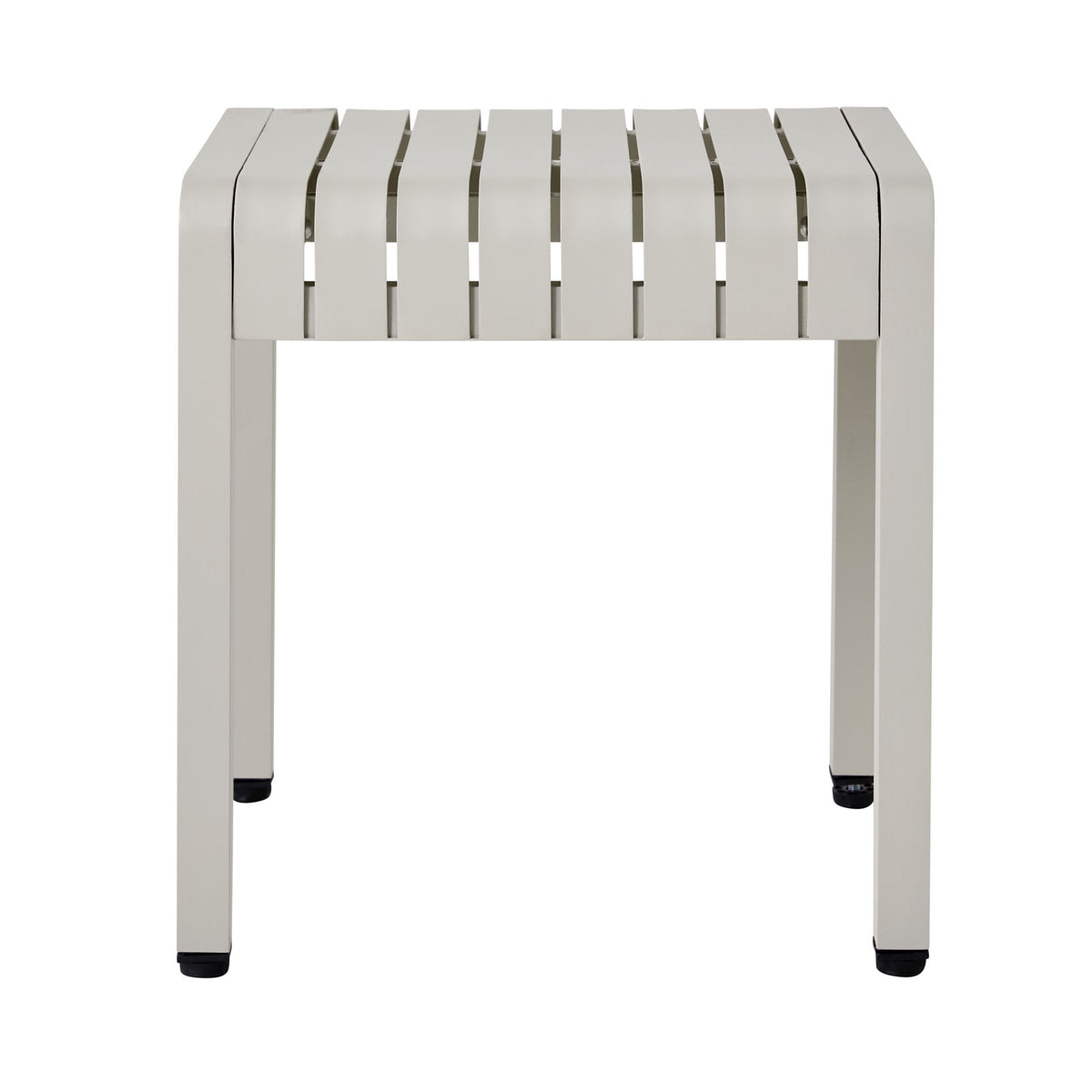 Tomi Alumnium Stool Stool Taupe