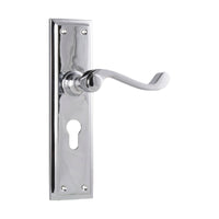 0790E Door Lever Milton Euro Pair Chrome Plated H200xW50xP68mm