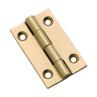 3751 Cabinet Hinge Fixed Pin Polished Brass H38xW22mm