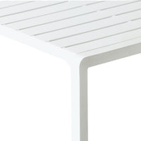 Kace Outdoor Bar Table White 140cm