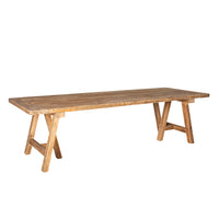 Kalise Reclaimed Timber Trestle Dining Table