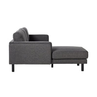 Finch 3 Seater LHS Chaise Amalfi Charcoal