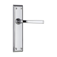 0684 Door Lever Menton Latch Pair Chrome Plated H225xW50xP75mm