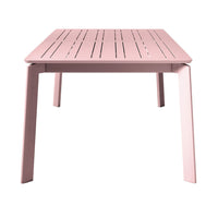 Santana Aluminium Extension Table Rose Pink  200/300cm
