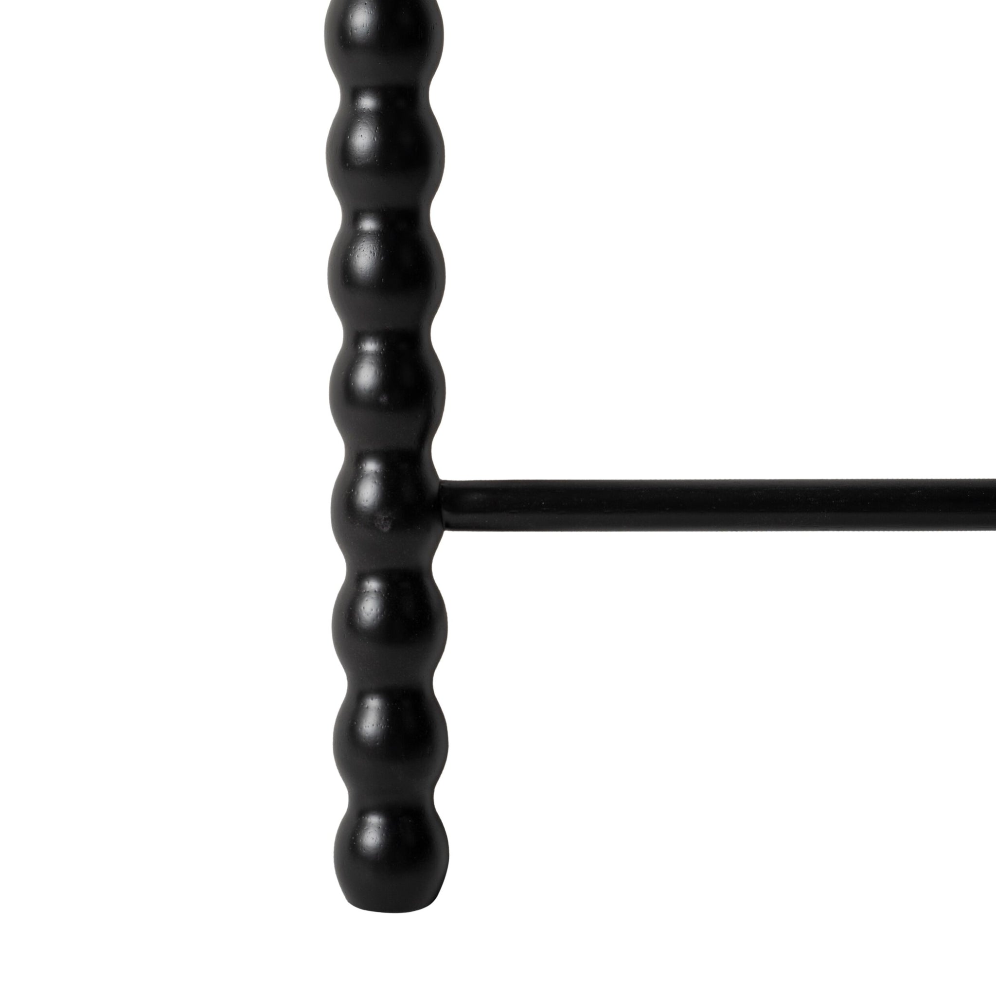 Orla Bobbin Towel Ladder Black