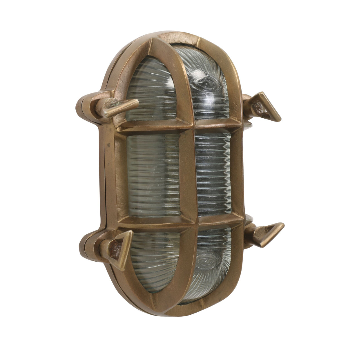 Portside Exterior Wall Bracket Antique Brass 15x20cm