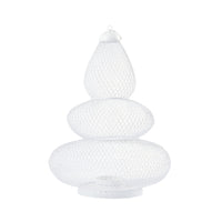 Metal Christmas Tree White Large 38x30cm