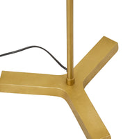 Rowan Matt Brass Metal Floor Lamp Base 29x29x117cm