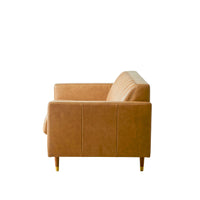 Stitch 2 Seater Leather Sofa Dakota Saddle