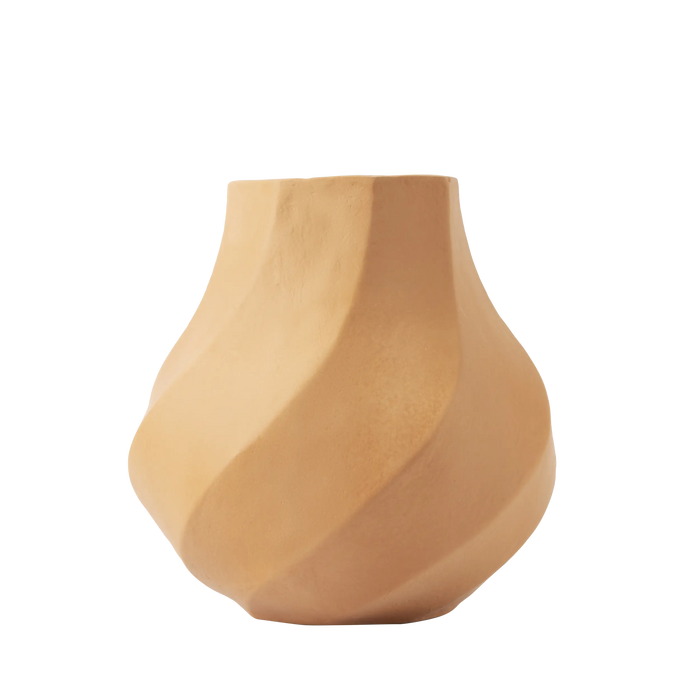 Mykos Paper Mache Twist Vase