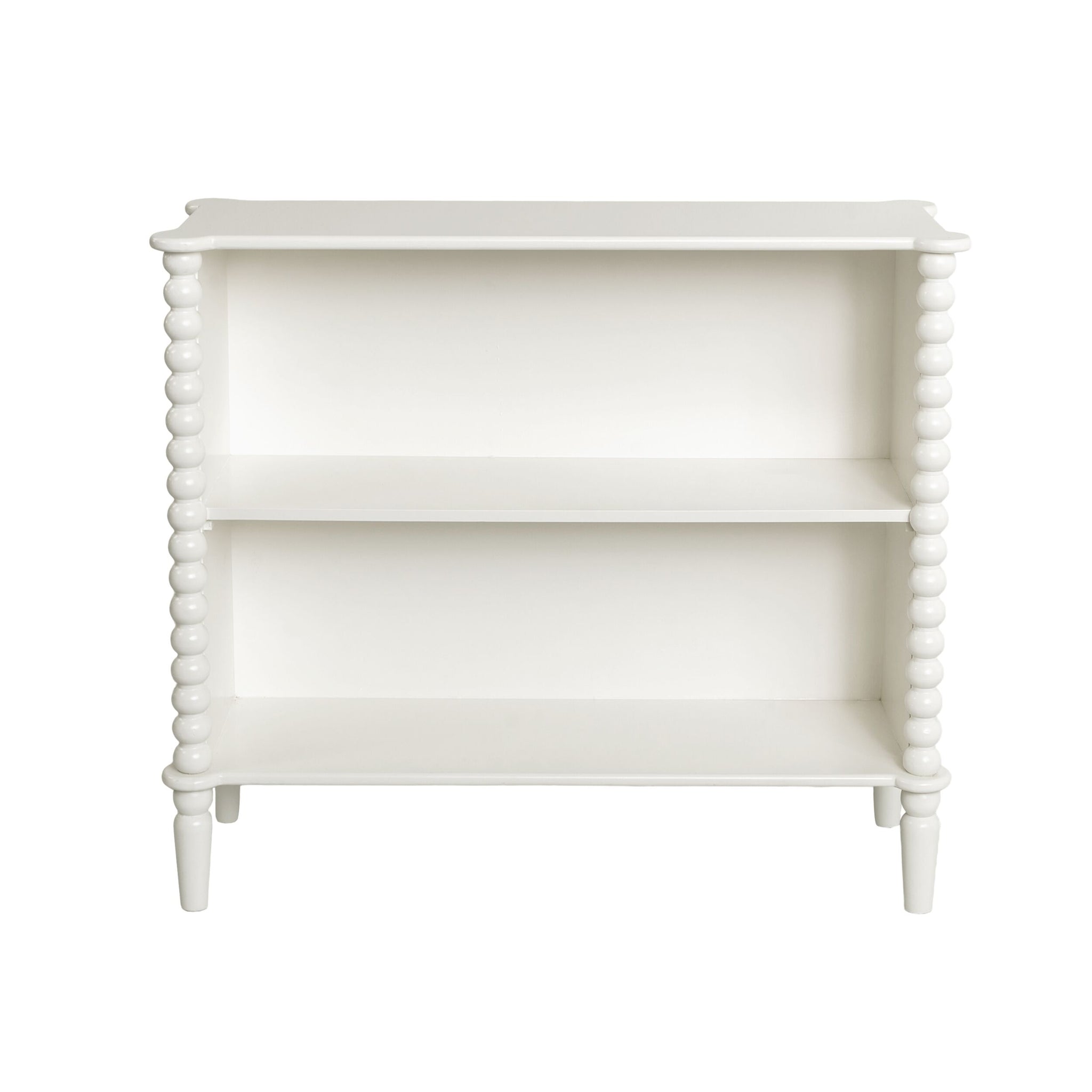 Maisie Small Bookcase White 90x80 cm