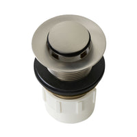 Camden Pop Up Waste Universal 32/40 x 80mm No Overflow Brushed Nickel