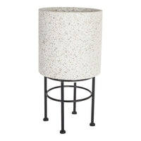 Terrazzo Look Plant Stand Small 44.5x23cm