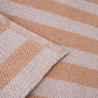 Amalfi Tea Rose Stripe Outdoor Rug 125x185cm