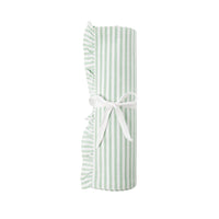 Marais Ruffle Stripe Placemat Pine Green