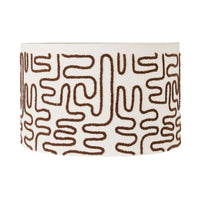 Embroidered Nomad Shade Latte 45cm