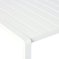 Kace Outdoor Coffee Table 130cm White