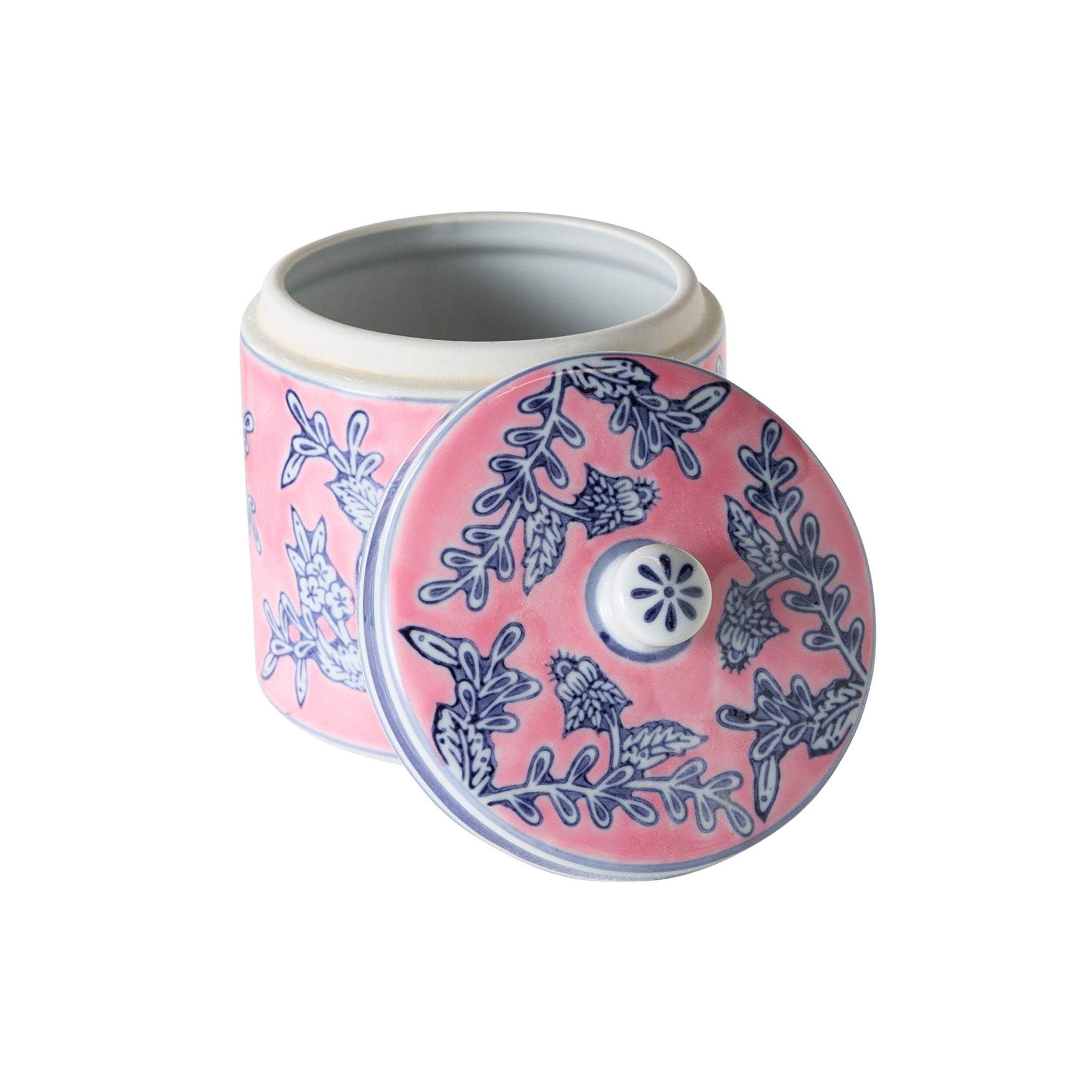 Celadon Botanic Blush Jar