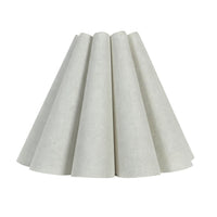 Josephine Pleated Tapered Shade White 35cm