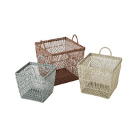 Sidney Woven Square Basket Set