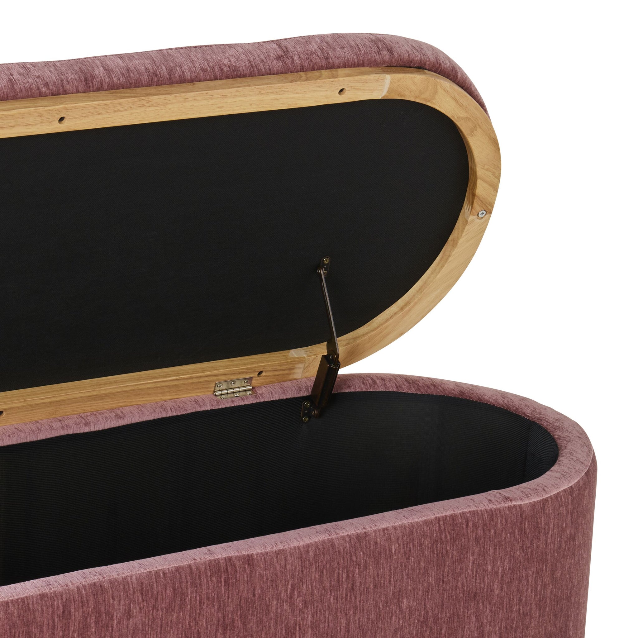 Sallie Storage Bench Cascade Blush