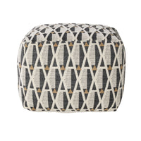 Waterloo Geo Square Pouf