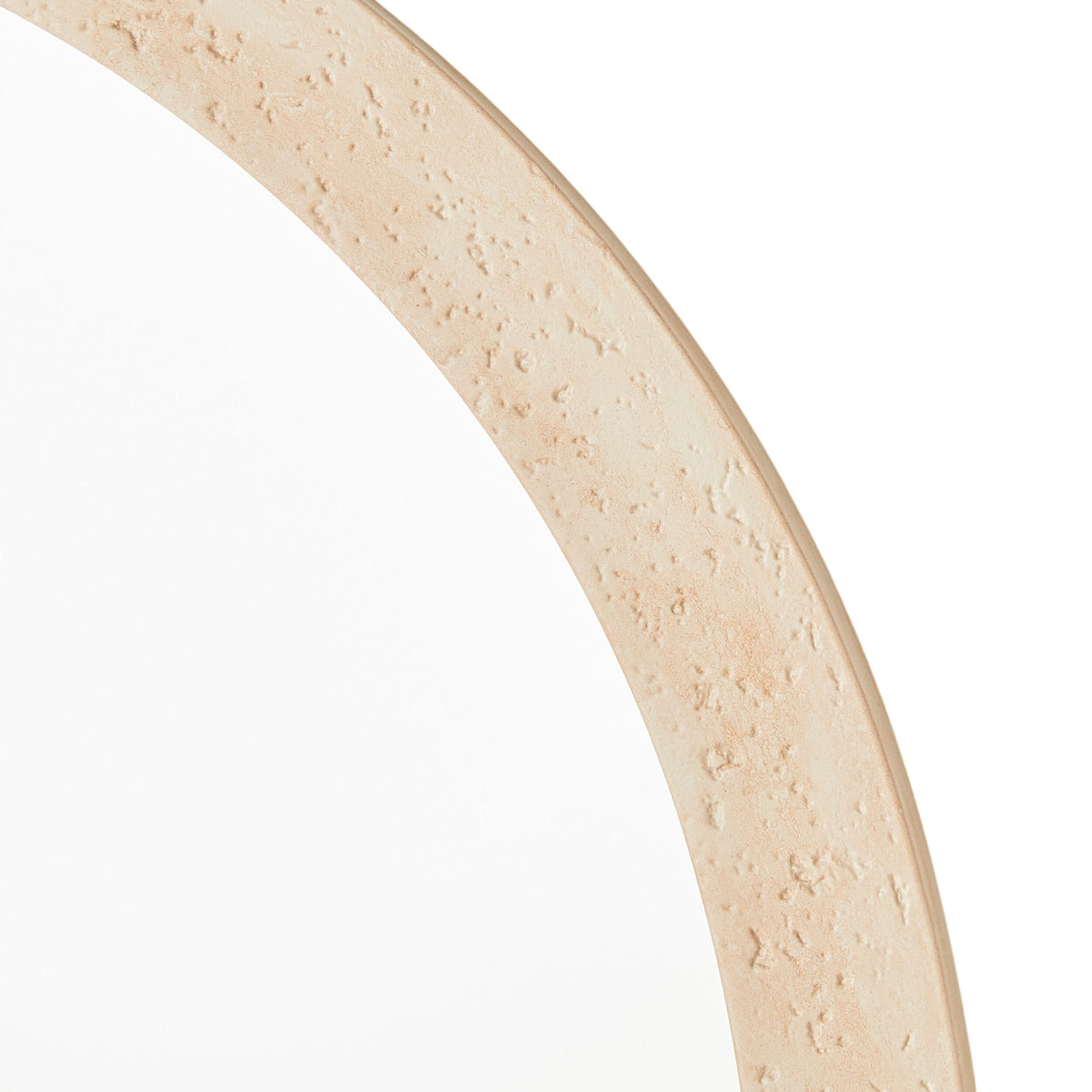 Dune Stone Effect Arched Mirror