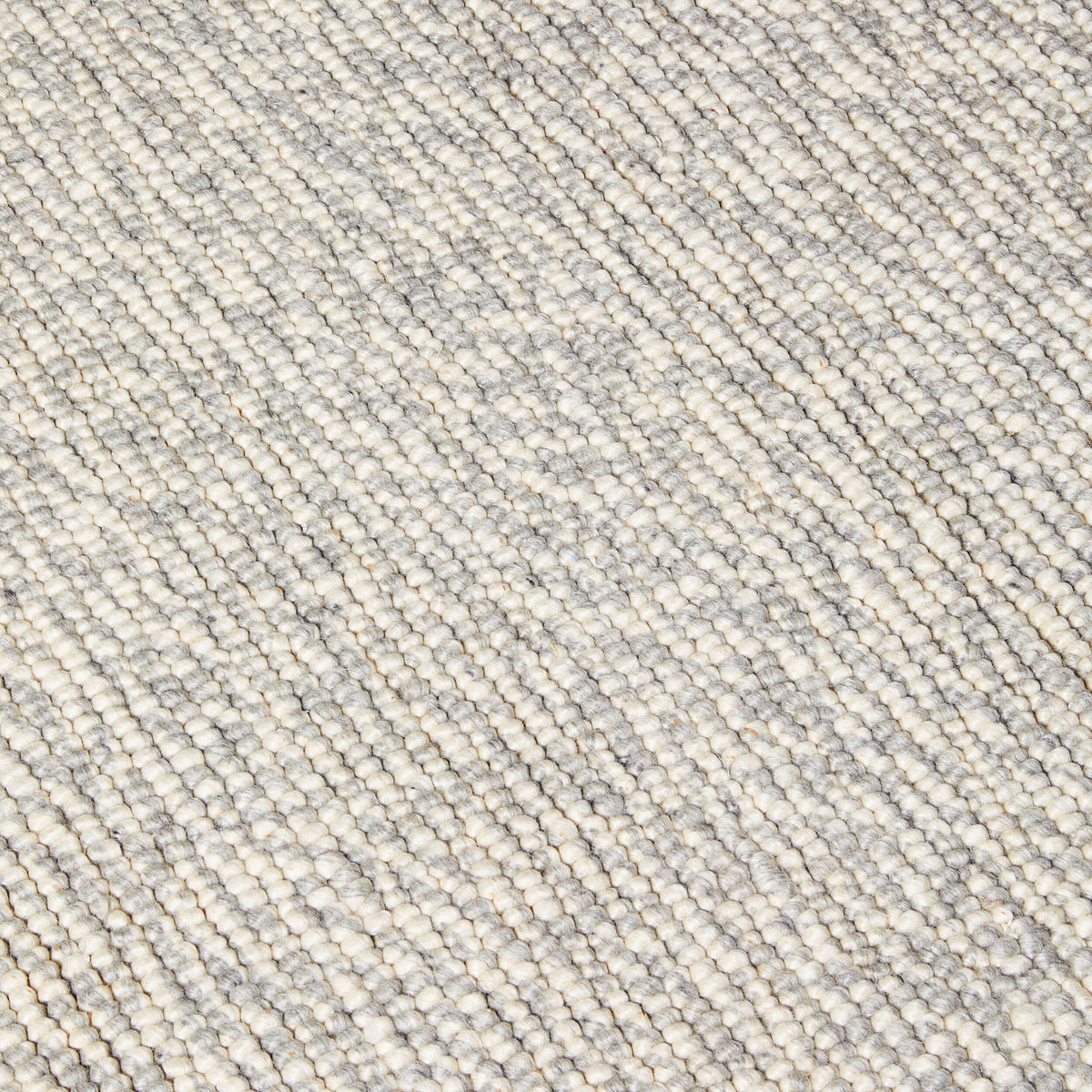 Pebbles Hand Woven Grey Wool Viscose Rug 240 x 150 cm