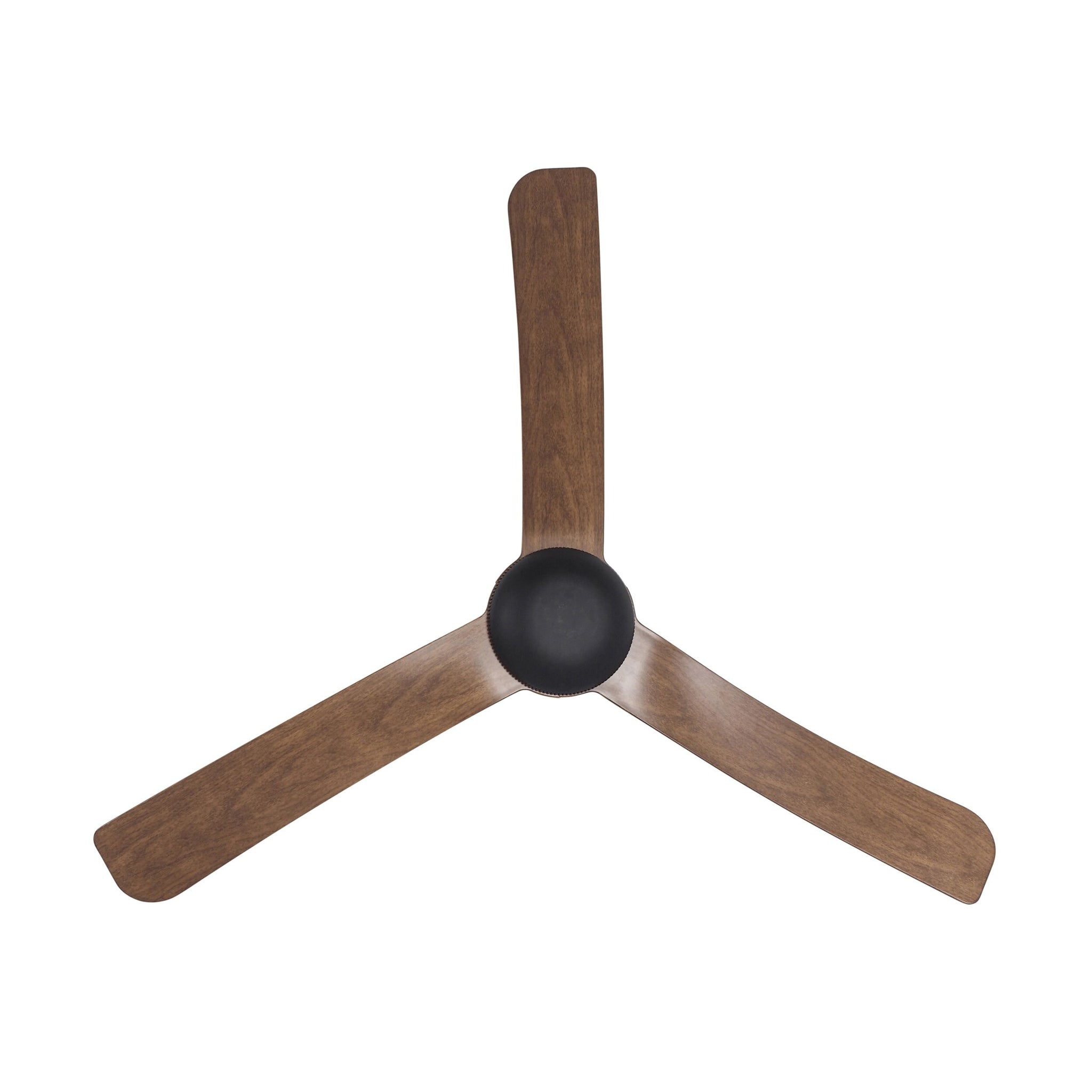 Moreton Indoor/Outdoor DC Ceiling Fan with Remote - Black & Hickory Finish 132cm