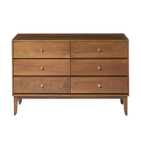 Vincent 6 Drawer Chest Walnut