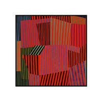 Reverie Pulse Framed Textured Artwork 100x100cm