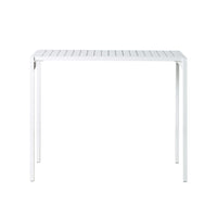 Kace Outdoor Bar Table White 140cm