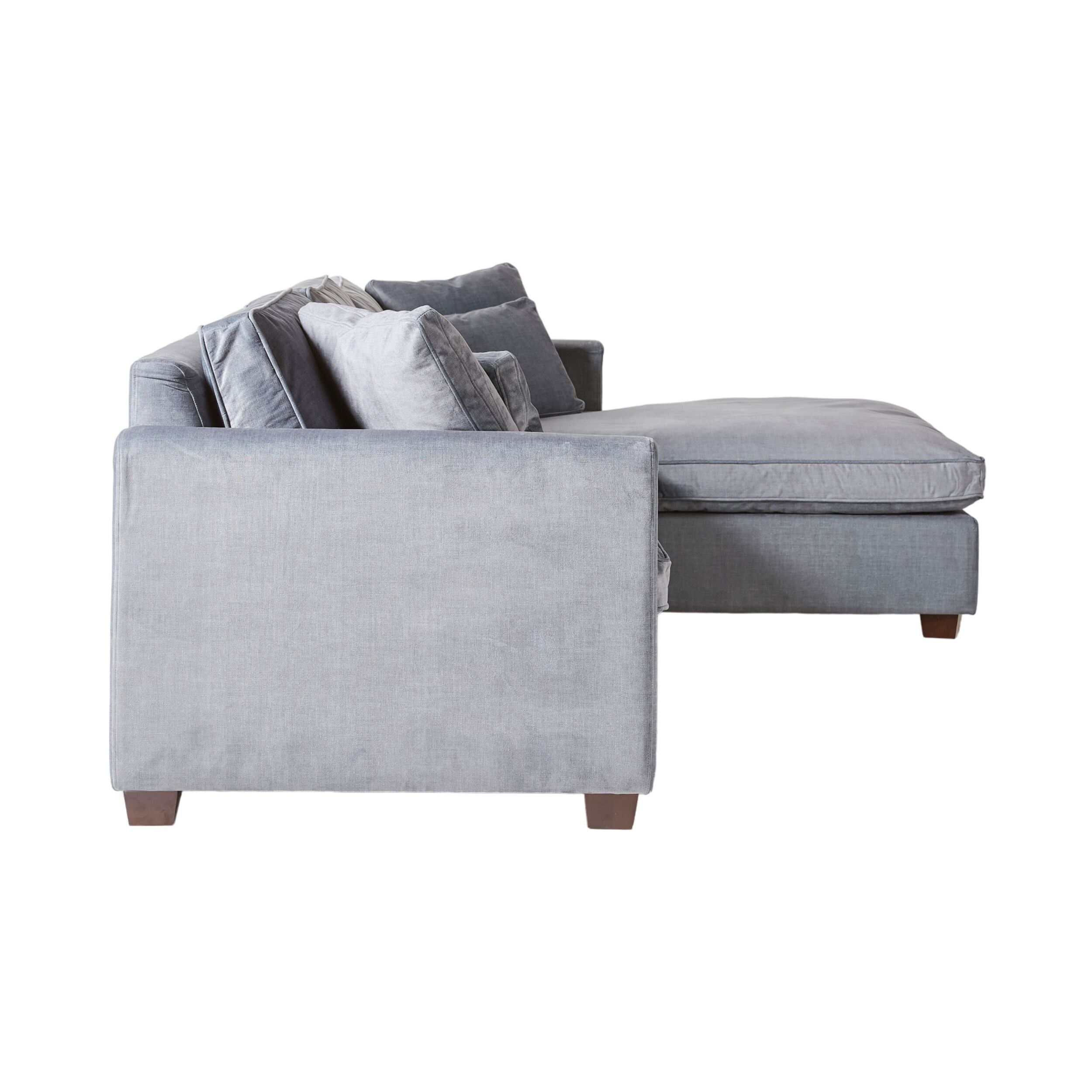 Portsea 4 Seater RHS Chaise Aura Storm