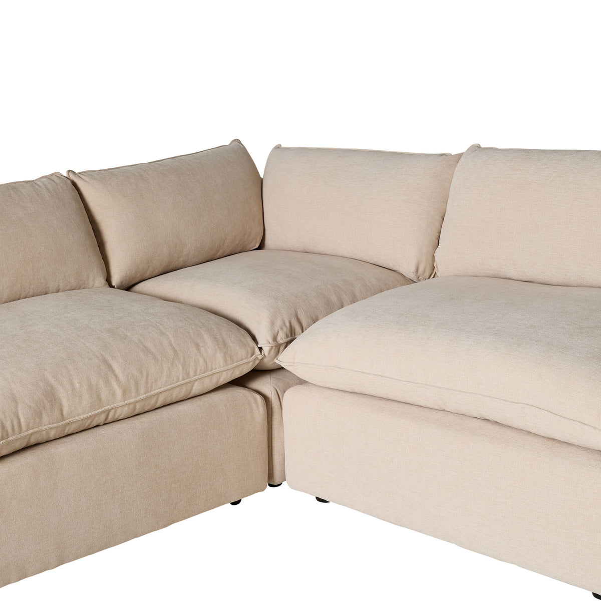 Sora Corner Sofa Ivory