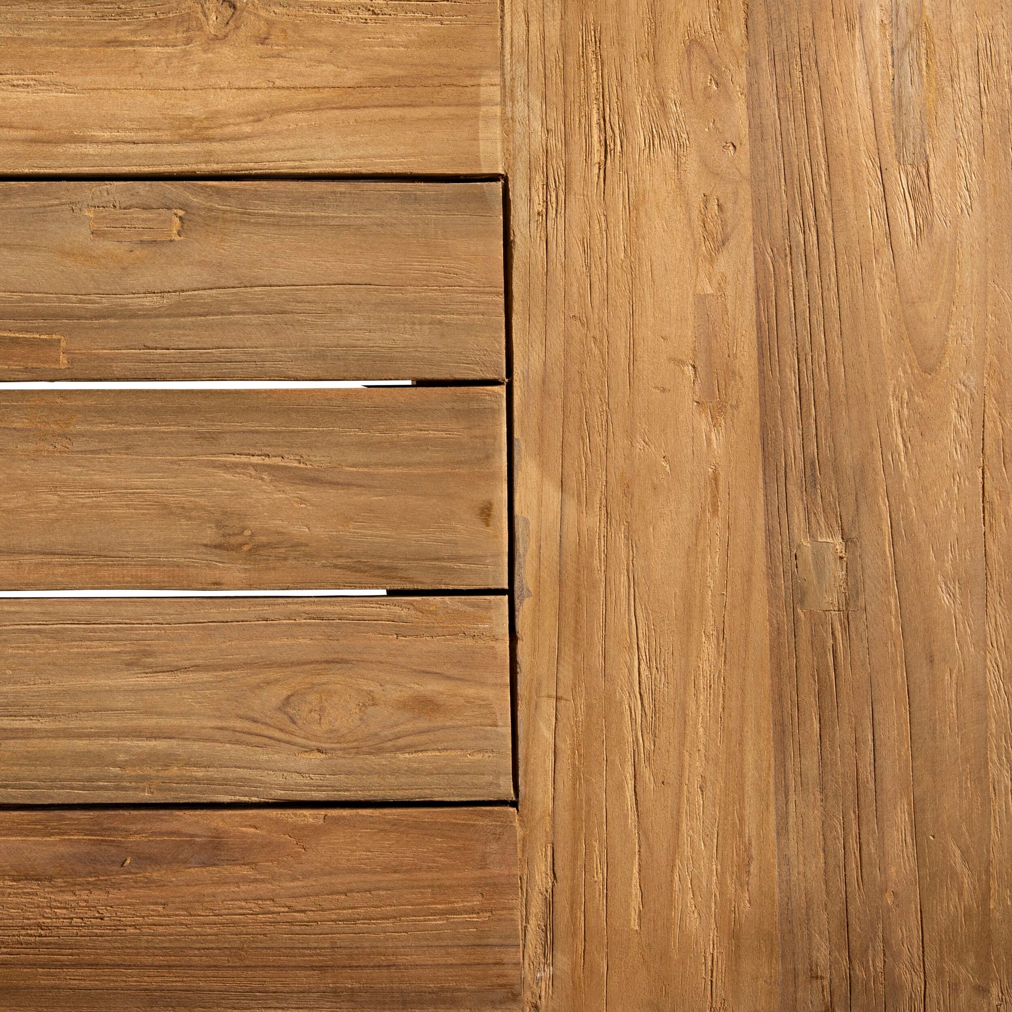 Reclaimed Teak Outdoor Dining Table 260cm - 3 Pce Package