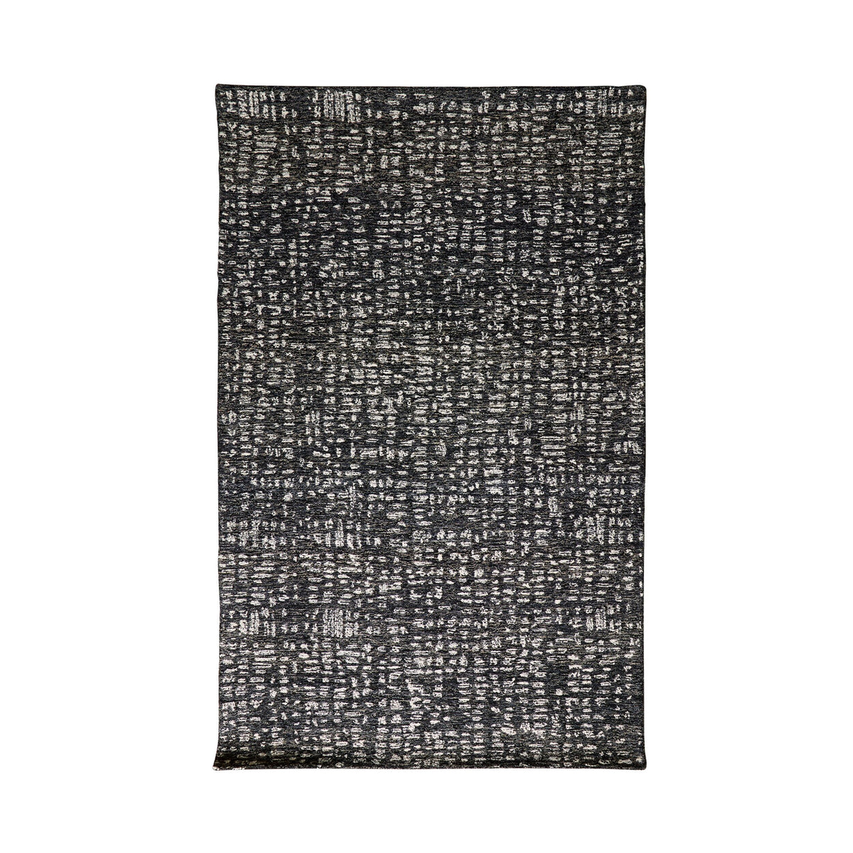 Hand Tufted Loop Pile Charcoal Woolen Rug 150x240cm