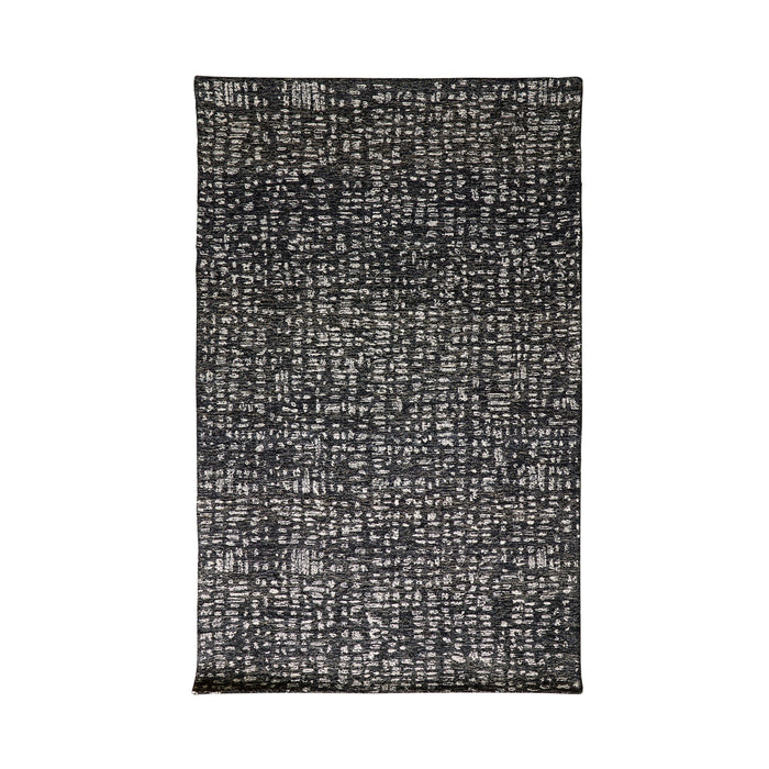 Hand Tufted Loop Pile Charcoal Woolen Rug 150x240cm