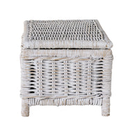 Lorne Blanket Box Medium White Wash 60x42x35cm