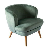 Neo Velvet Occasional Chair Green