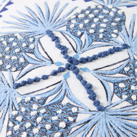 Stitch Pineapple Fan Embroidered Cushion