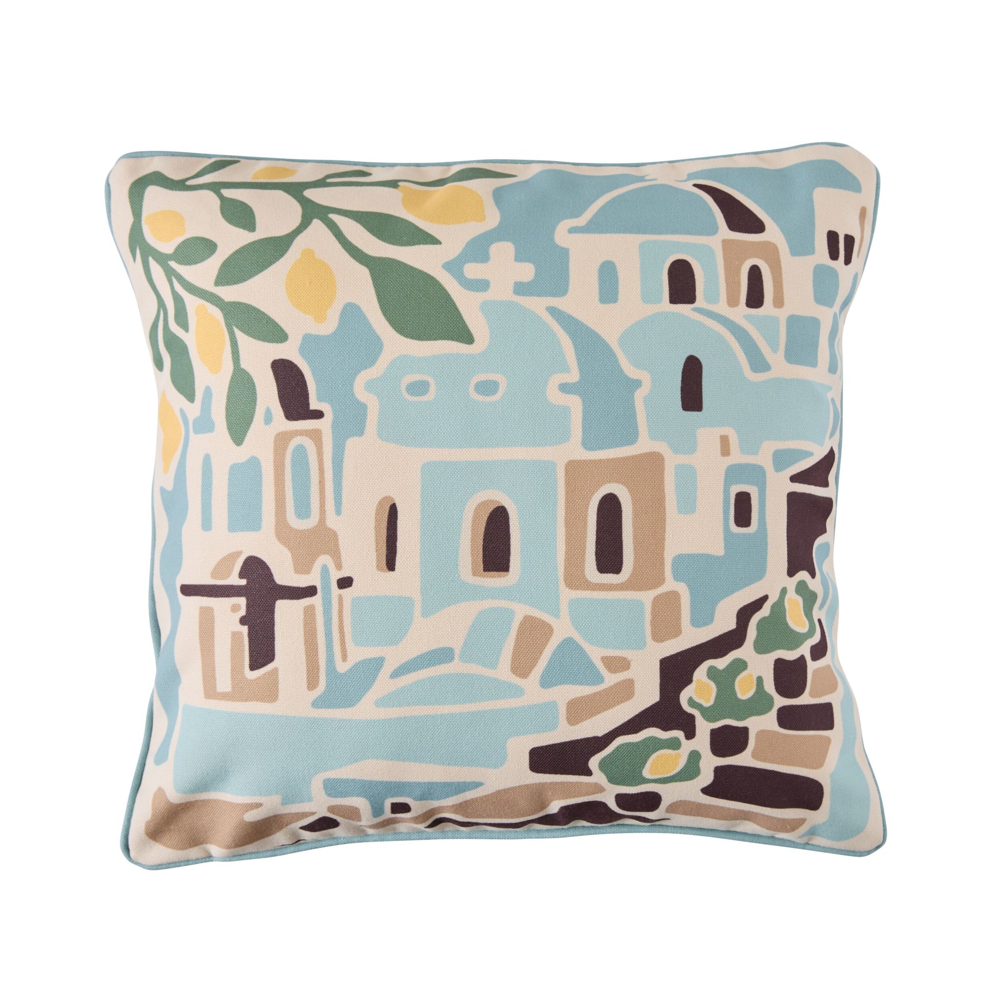 Aruba Santorini Afternoon Outdoor Cushion 45x45cm