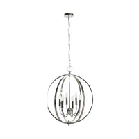 Remi Chrome 6 Light Chandelier
