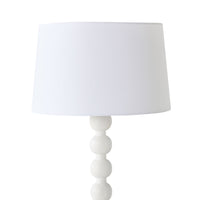 Melissa Wooden Table Lamp White 72cm