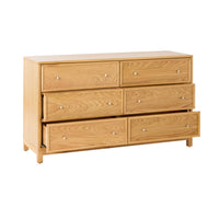 Avalon 6 Drawer Chest Light Oak