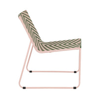 Maddie Occasional Chair Green/Pale Rose