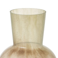 Spindle Ombre Glass Vase Rust Large